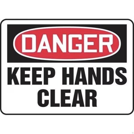 Accuform OSHA DANGER SAFETY SIGN  KEEP HANDS FRMEQM050XL FRMEQM050XL